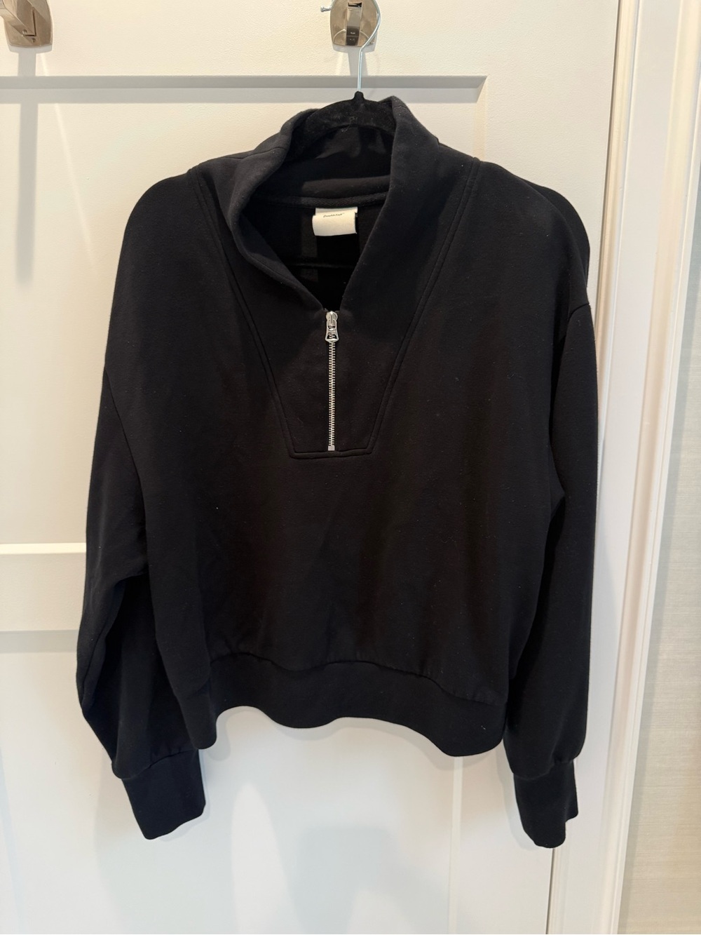Varley Black DoubleSoft Pullover size L